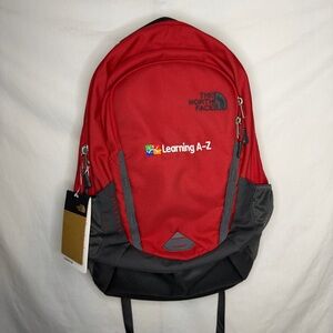 The North Face Crimson and Charcoal Backpack